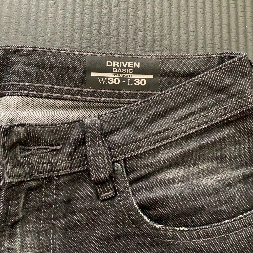 Buffalo Driven Straight Faded Black Jeans 30x30 - Picture 2 of 6
